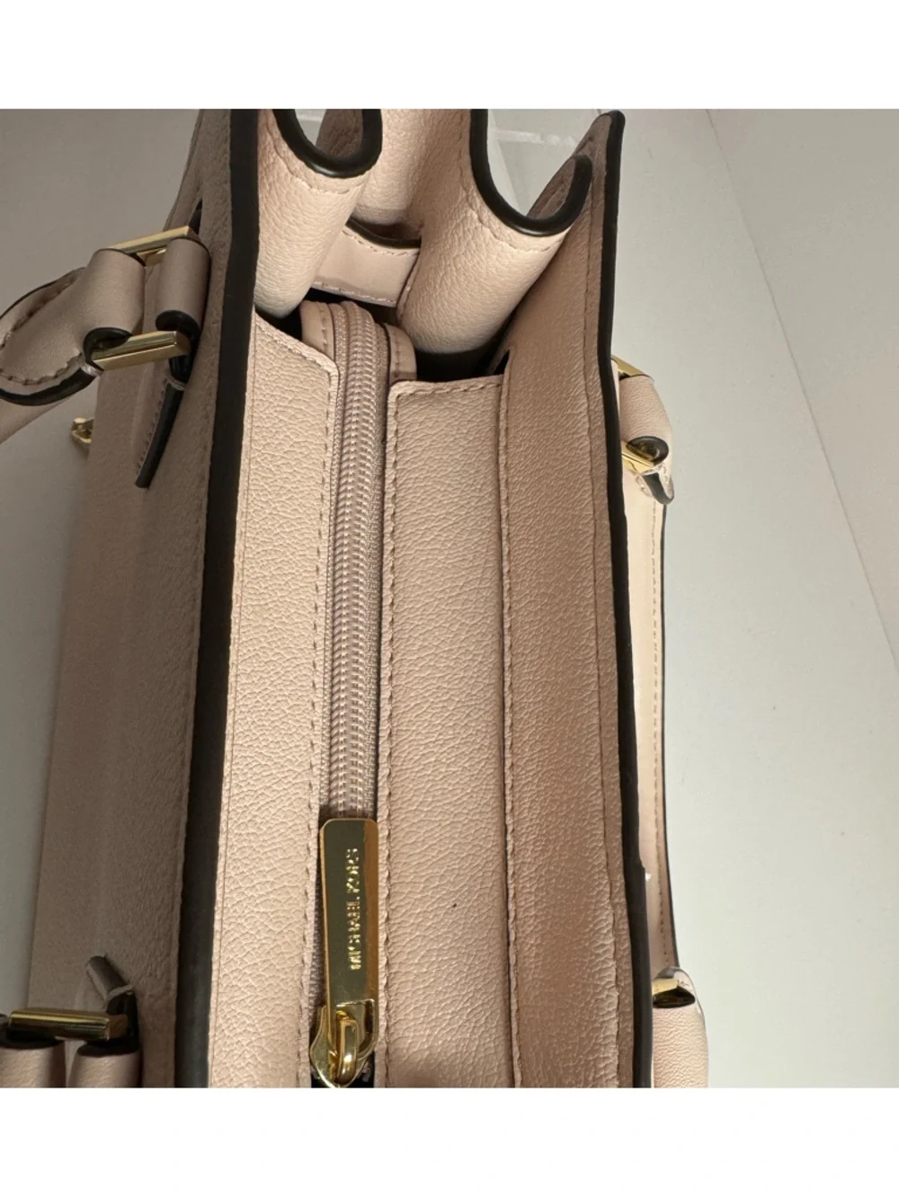 💖 #260 Michael Kors NWOT Small Hamilton Patchwork Satchel Powder Blush